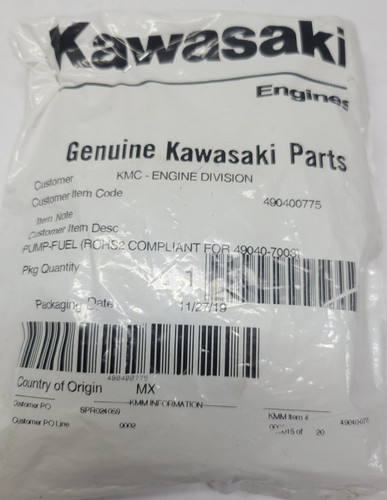 Genuine kawasaki fuel pump - kawasaki,